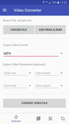 Video Converter android App screenshot 3